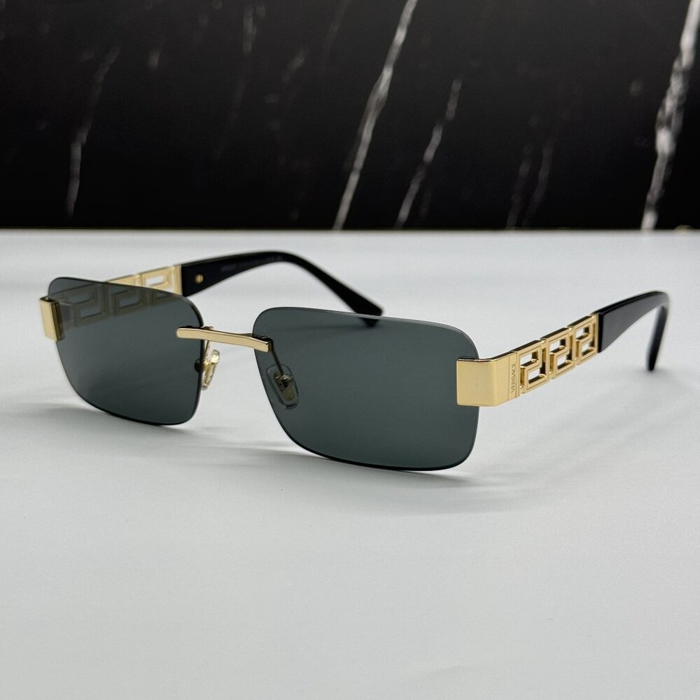 NEW VERSACE VE2298 1002/87 SUNGLASSES MOD 2298 GOLD MEN EYEWEAR VE2298 100287